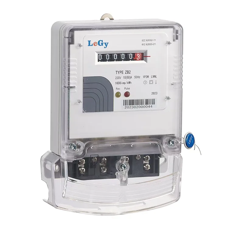 Pengukur Energi kWh Elektronik Fase Tunggal